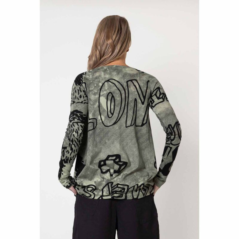 Rundholz Long Sleeve Print Swing T-Shirt image number 1